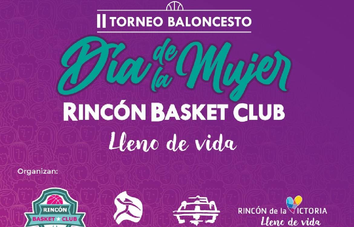 Rincón de la Victoria acogerá el II Torneo de Baloncesto con la participación de 12 equipos femeninos de Andalucía el próximo 8 de marzo