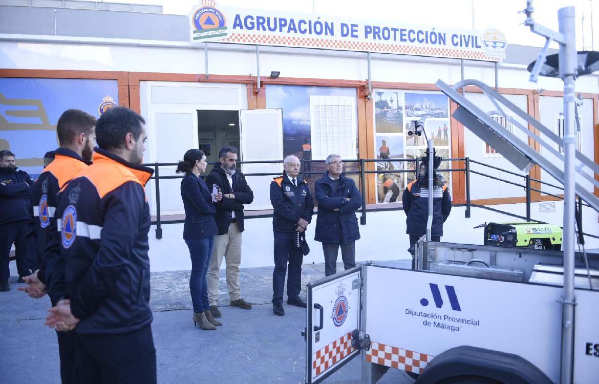 La Agrupación de Protección Civil de Rincón de la Victoria recibe nuevo equipamiento que completa las instalaciones