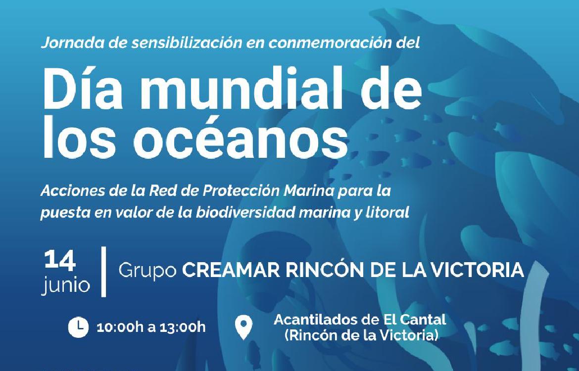 Rincón de la Victoria conmemora el Día Mundial de los Océanos con una jornada de sensibilización y talleres en los Acantilados de El Cantal