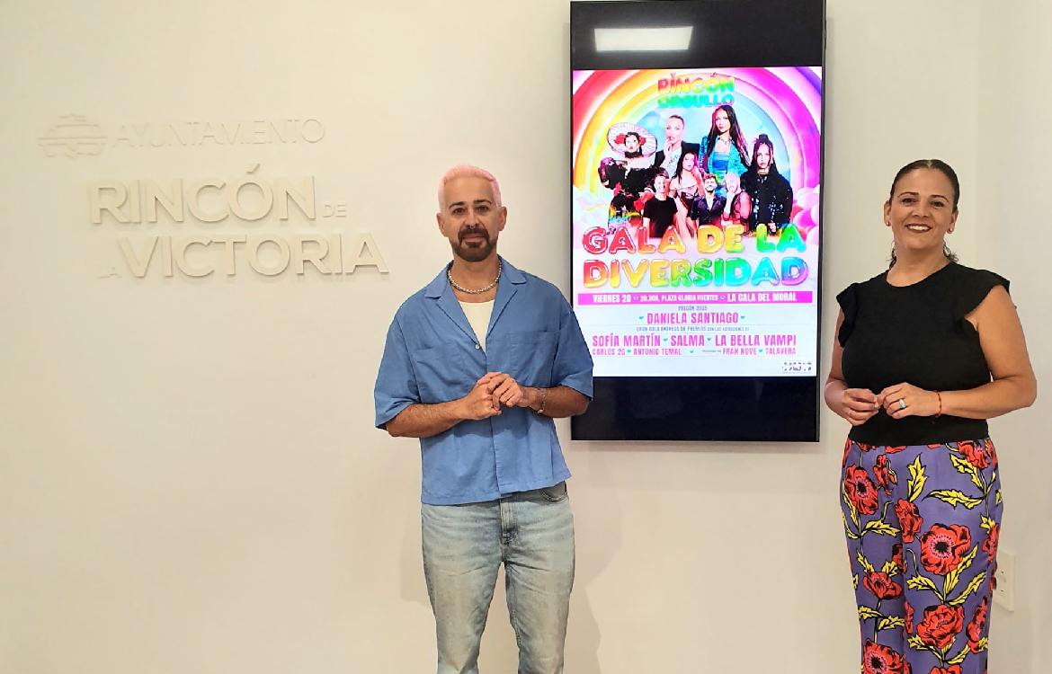 Rincón de la Victoria celebra la IV Gala de la Diversidad en el marco del programa `Rincón Orgullo´ con la presencia de referentes LGTBIQ+ como Daniela Santiago, La Bella Vampi, Salma y Sofía Martín