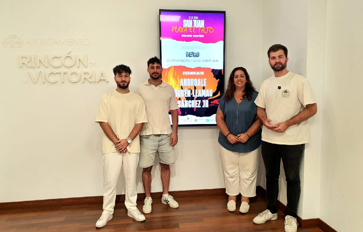 Rincón de la Victoria celebra la Noche de San Juan con un concierto gratuito de música urbana donde los artistas locales serán protagonistas