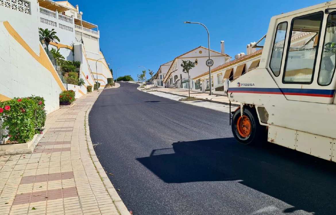 Las obras de mejora y seguridad viaria de la calle Antonio de Hilaria alcanzan ya el 90% de ejecución