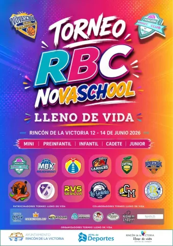 Rincón de la Victoria acogerá el Torneo Rincón Basket Novaschool `Lleno de Vida´ con 900 participantes procedentes de Andalucía y Ceuta